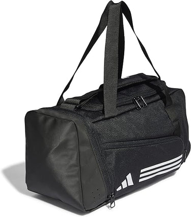 adidas Essentials-Bolsa de Lona de 3 Rayas, Unisex Adulto, Negro, Talla única